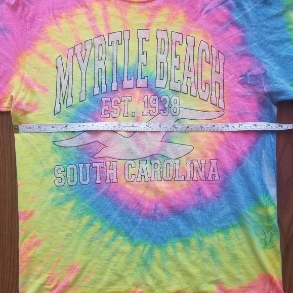 Vintage Myrtle Beach Tie Dye T-Shirt Tee Hippie 70 - Picture 12 of 13